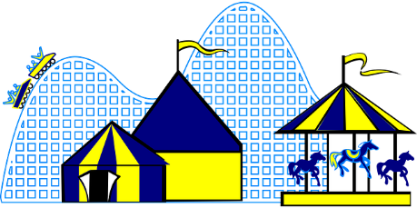 Jährliche Messe, Eitelkeitsmesse, Zelte